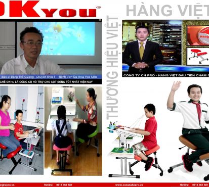 BÀN GHẾ HỌC SINH THÔNG MINH OKYOU - GIẢI PHÁP BẢO VỆ CỘT SỐNG & CHỐNG CẬN THỊ