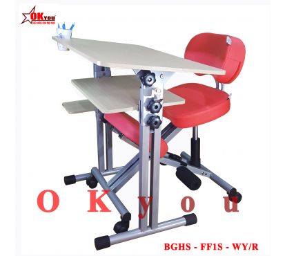 Bộ bàn ghế học sinh Okyou FF1S  WY-R