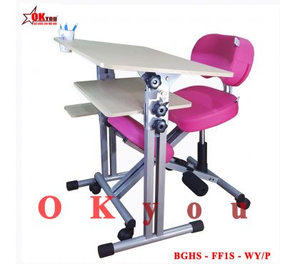 Bộ bàn ghế học sinh Okyou FF1S  WY-P