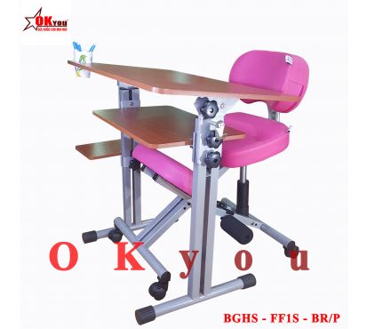 Bộ bàn ghế học sinh Okyou FF1S  BR-P