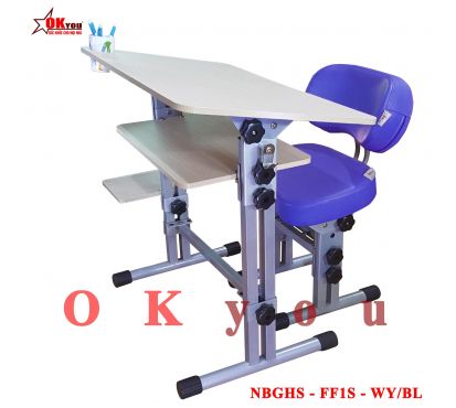 Bộ bàn ghế học sinh Okyou NBGHS FF1S  WY-B