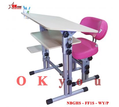 Bộ bàn ghế học sinh Okyou NBGHS FF1S  WY-P