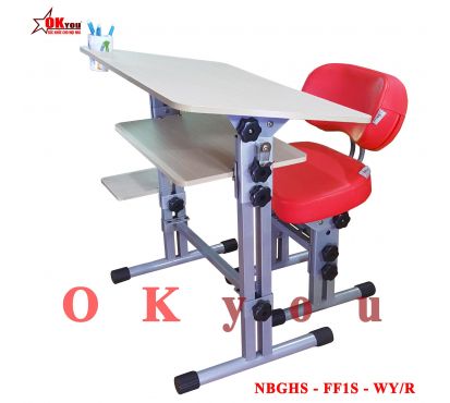 Bộ bàn ghế học sinh Okyou NBGHS FF1S  WY-R