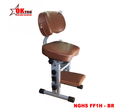 Ghế Học sinh Thông Minh OKyou NGHS  FF1H-BR (Nâu) (Dành cho trẻ còn nhỏ ngồi bàn người lớn)